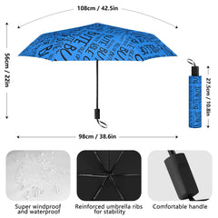 Manual Folding Umbrella Printing Outside - Free p&p Worldwide