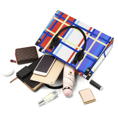 St Ninians Tartan  Designer Handbag With Shoulder Strap - Free p&p Worldwide