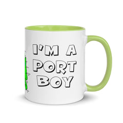 I'm a Port Boy mug with different colors Inside