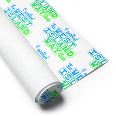 West Island Way Wrapping paper sheets