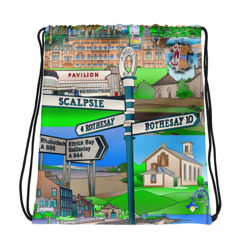 Isle of Bute Drawstring bag #2 - FREE p&p Worldwide