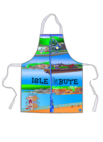 Isle of Bute Apron - Free p&p Worldwide