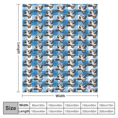 Ultra-Soft Flannel Blanket Multiple Sizes
