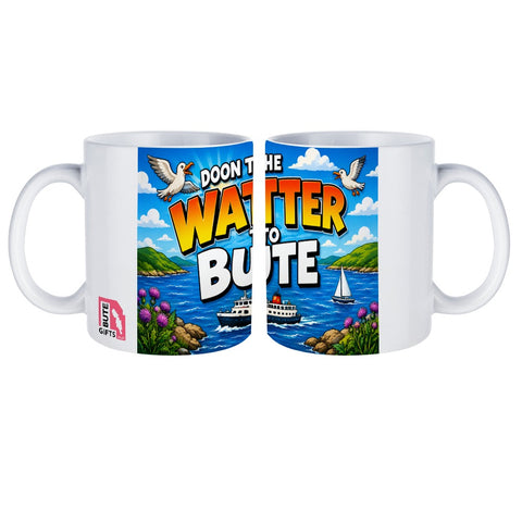 Doon the Watter Bute Mug | Isle of Bute Scottish Gift
