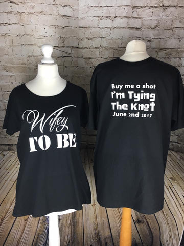 Wedding, Bridesmaid, Best man & fun T-shirts