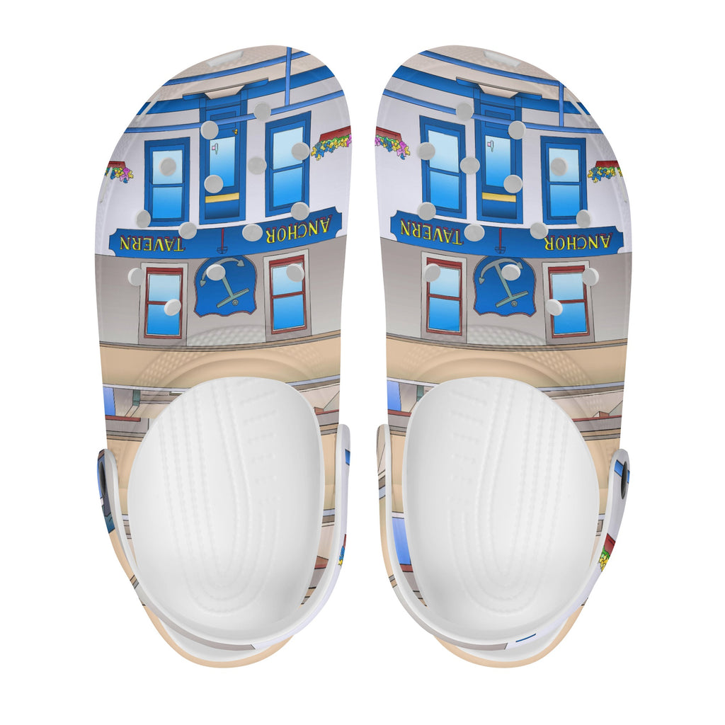 The Anchor Men's Soft Clogs - Free p&p Worldwide