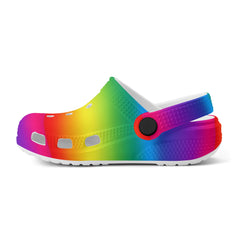 Kids Rainbow Soft Clogs - FREE p&p Worldwide