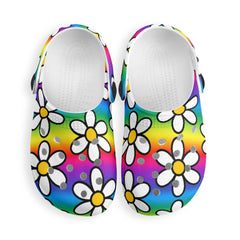 Kids Daisy Soft Clogs - FREE p&p Worldwide