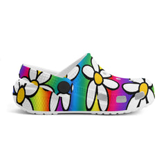 Kids Daisy Soft Clogs - FREE p&p Worldwide