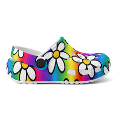 Kids Daisy Soft Clogs - FREE p&p Worldwide