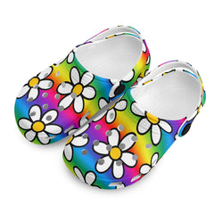 Kids Daisy Soft Clogs - FREE p&p Worldwide