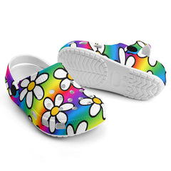 Kids Daisy Soft Clogs - FREE p&p Worldwide