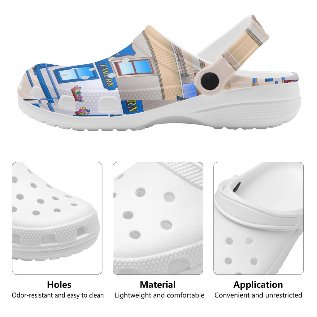 The Anchor Tavern Woman's Soft Clogs - FREE p&p Worldwide