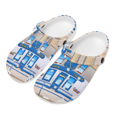 The Anchor Tavern Woman's Soft Clogs - FREE p&p Worldwide