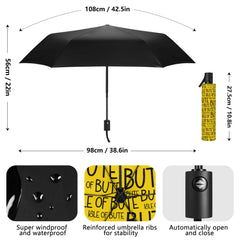 Fully Auto Open & Close Umbrella Printing Inside - Free p&p Worldwide