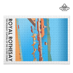 Rothesay Marina Isle of Bute Picture Puzzle Jigsaw (500 Pcs) -  - Free p&p Worldwide