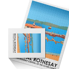 Rothesay Marina Isle of Bute Picture Puzzle Jigsaw (500 Pcs) -  - Free p&p Worldwide