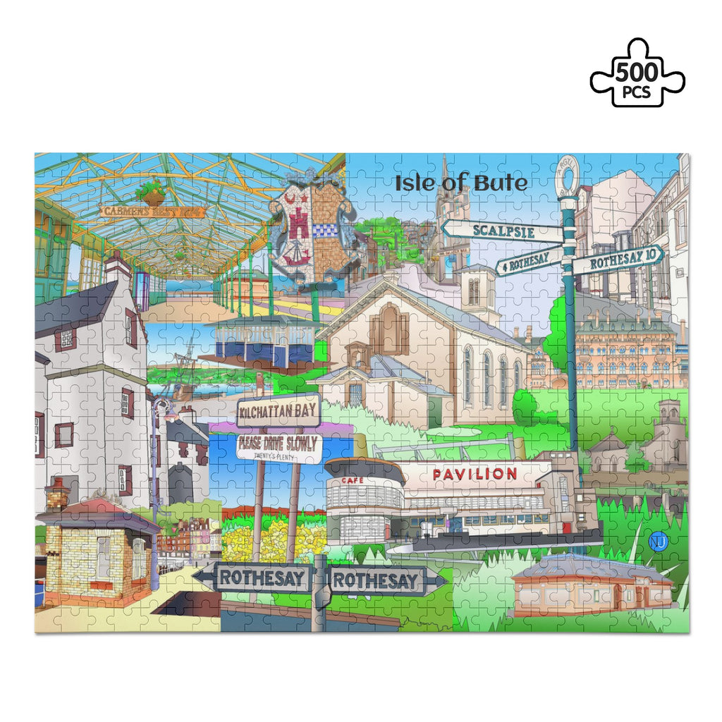 Isle of Bute Picture Puzzle Jigsaw (500 Pcs) - Free p&p Worldwide