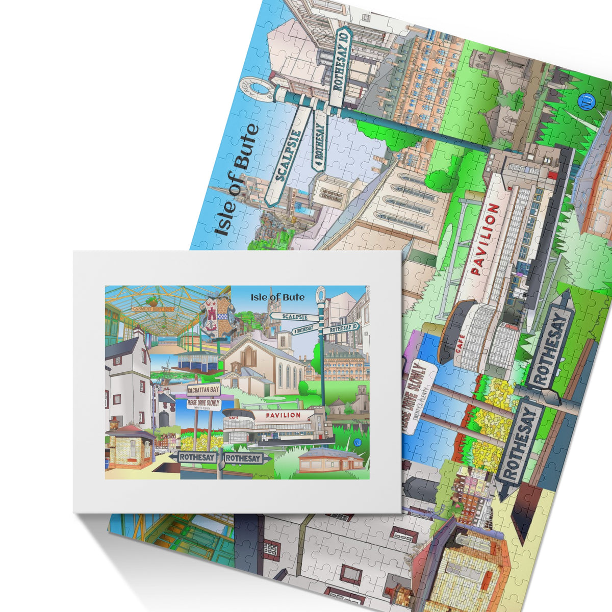 Isle of Bute Picture Puzzle Jigsaw (500 Pcs) - Free p&p Worldwide