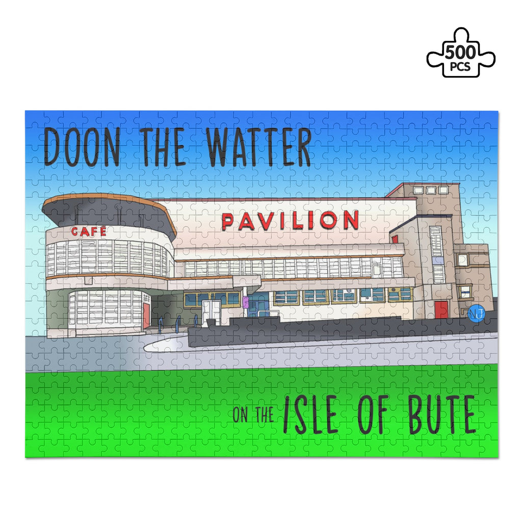 Rothesay Pavilion Isle of Bute Picture Puzzle Jigsaw (500 Pcs) Free p&p Worldwide