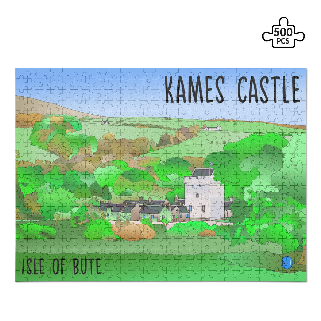 Kames Castle Isle of Bute Picture Puzzle Jigsaw (500 Pcs) Free p&p - Free p&p Worldwide