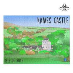 Kames Castle Isle of Bute Picture Puzzle Jigsaw (500 Pcs) Free p&p - Free p&p Worldwide