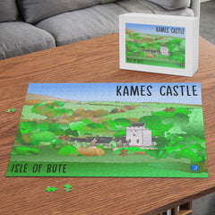 Kames Castle Isle of Bute Picture Puzzle Jigsaw (500 Pcs) Free p&p - Free p&p Worldwide