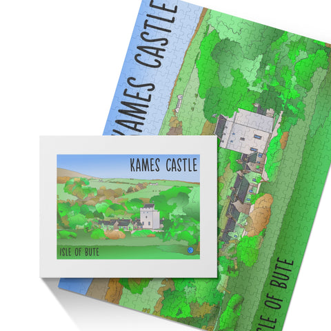Kames Castle Isle of Bute Picture Puzzle Jigsaw (500 Pcs) Free p&p