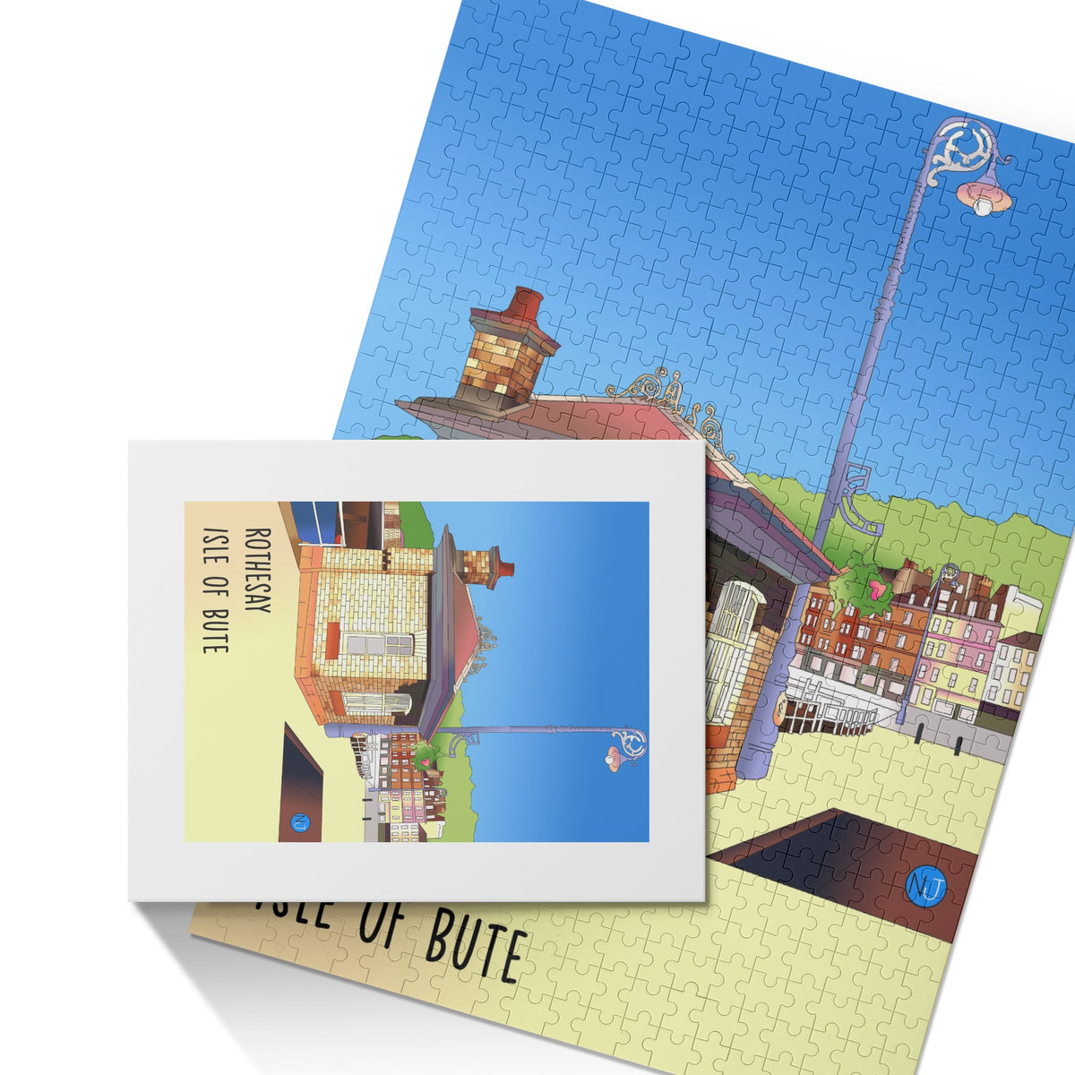 Weigh Bridge Rothesay, Isle of Bute Picture Puzzle Jigsaw (500 Pcs) Free p&p Worldwide