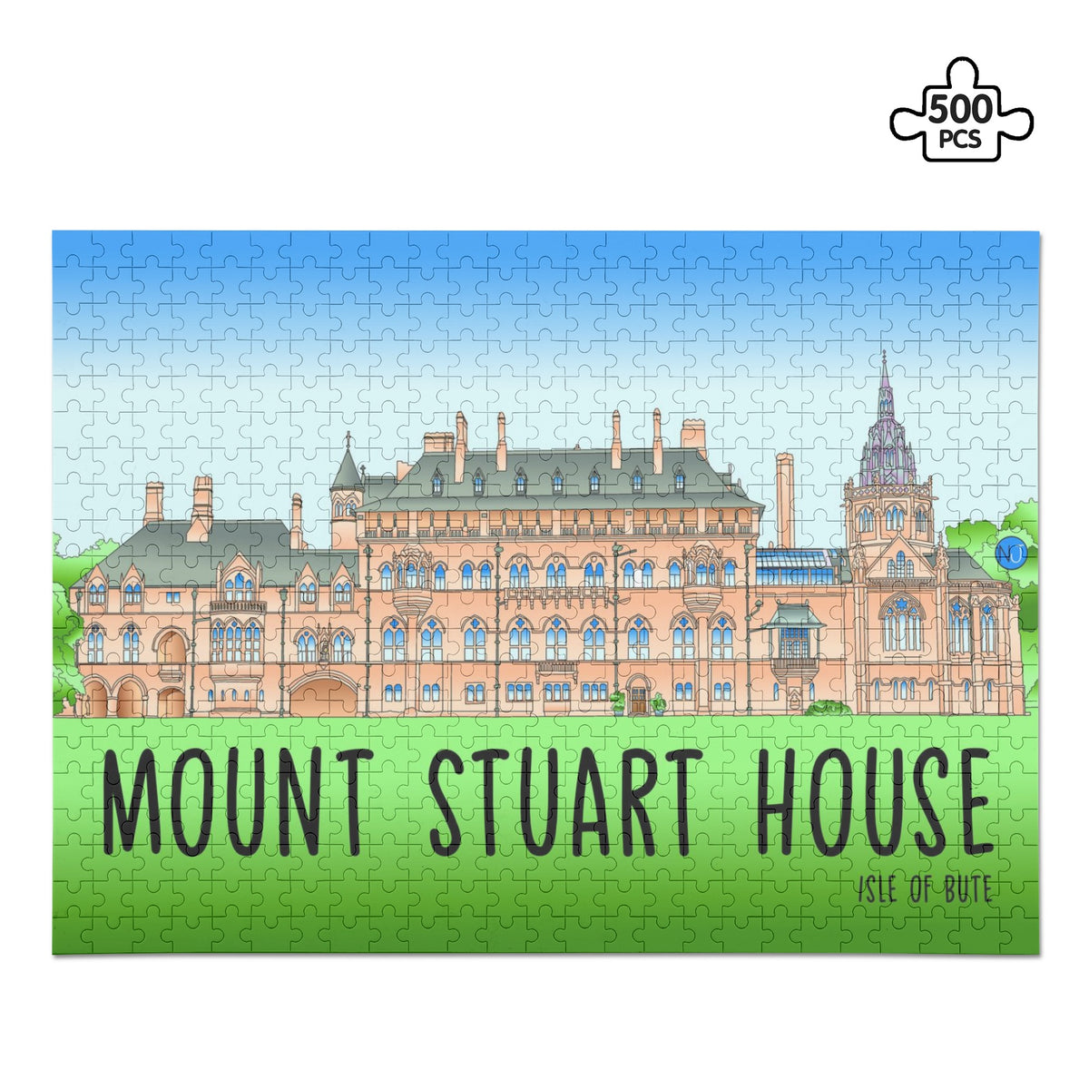 Rothesay Isle of Bute Picture Puzzle Jigsaw (500 Pcs)  - Free p&p Worldwide