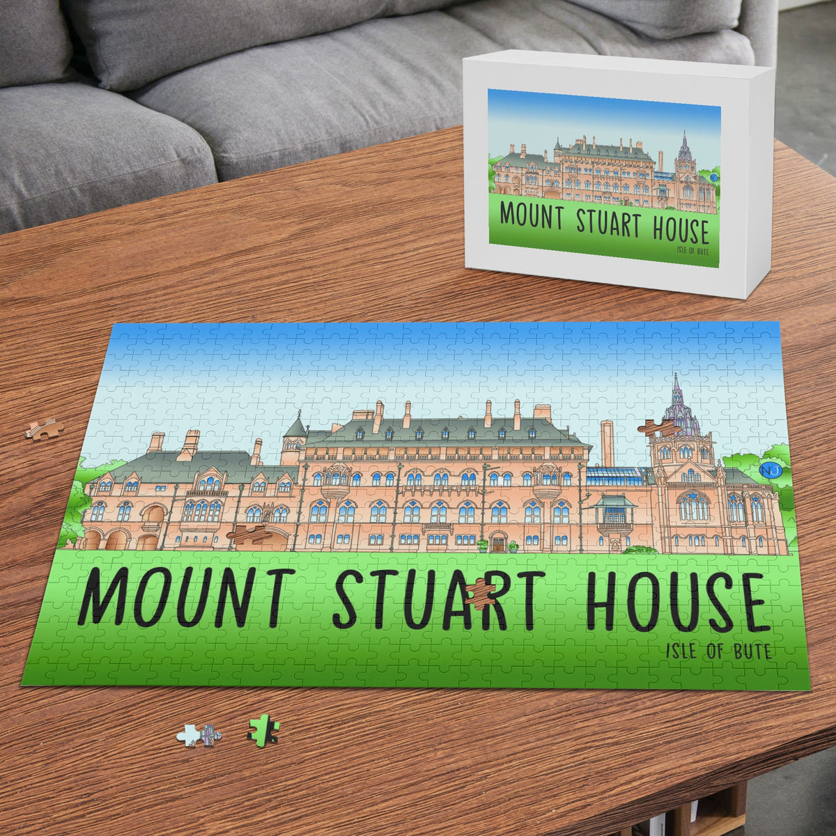 Rothesay Isle of Bute Picture Puzzle Jigsaw (500 Pcs)  - Free p&p Worldwide