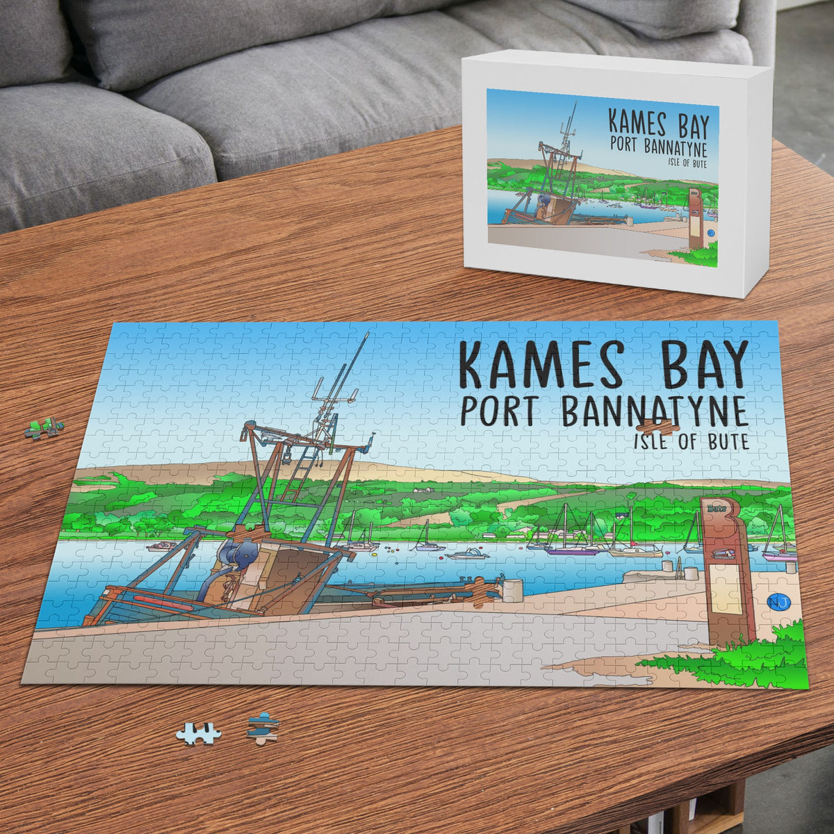 Rothesay Isle of Bute Picture Puzzle Jigsaw (500 Pcs)  - Free p&p Worldwide