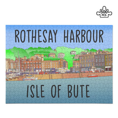 Rothesay Isle of Bute Picture Puzzle Jigsaw (500 Pcs)  - Free p&p Worldwide