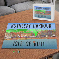 Rothesay Isle of Bute Picture Puzzle Jigsaw (500 Pcs) Free p&p