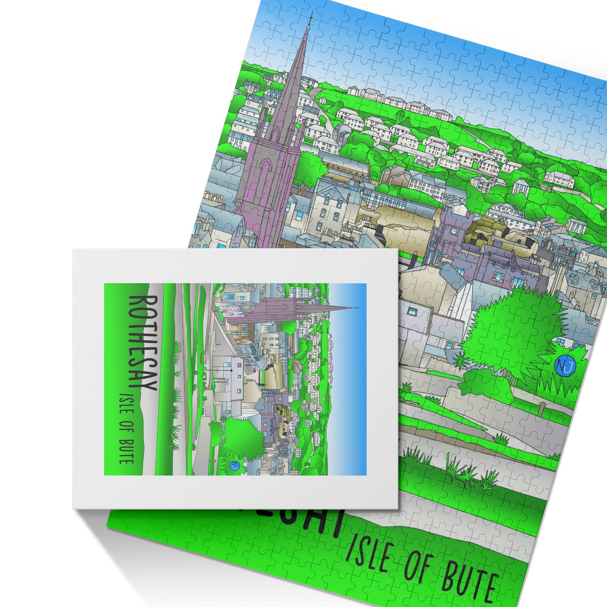 Rothesay Isle of Bute Picture Puzzle Jigsaw (500 Pcs)  - Free p&p Worldwide