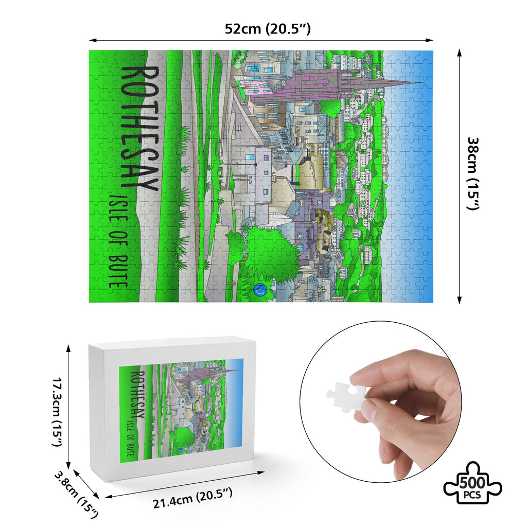 Rothesay Isle of Bute Picture Puzzle Jigsaw (500 Pcs)  - Free p&p Worldwide