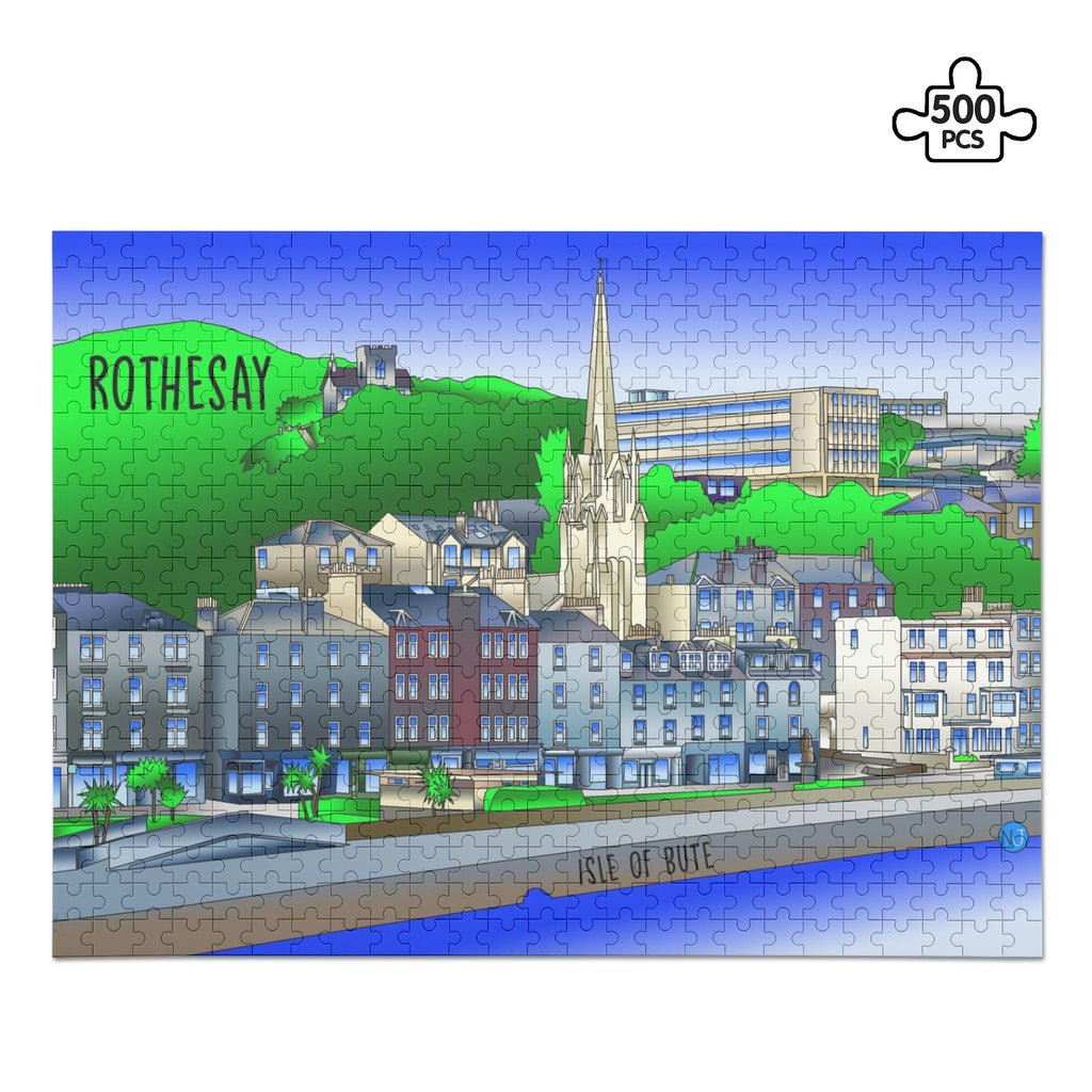 Rothesay Isle of Bute Picture Puzzle Jigsaw (500 Pcs)  - Free p&p Worldwide