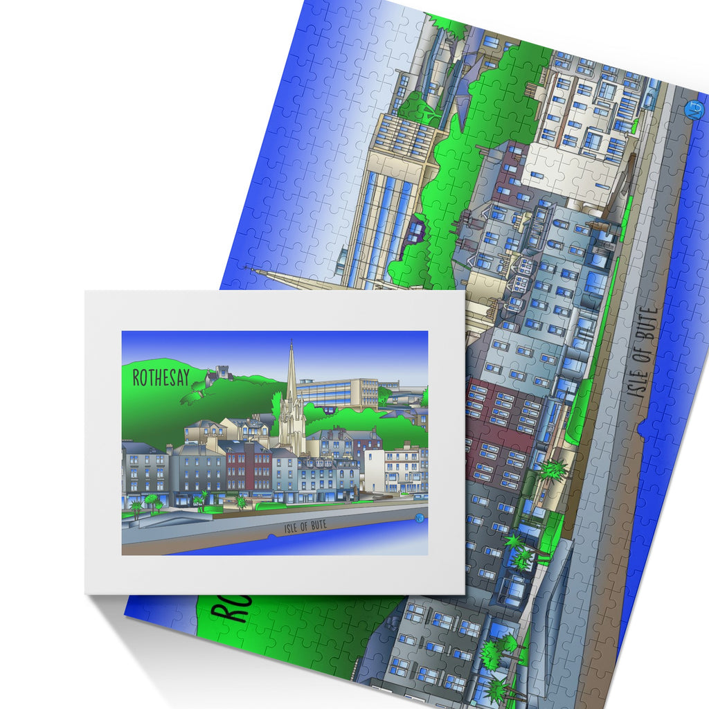 Rothesay Isle of Bute Picture Puzzle Jigsaw (500 Pcs)  - Free p&p Worldwide