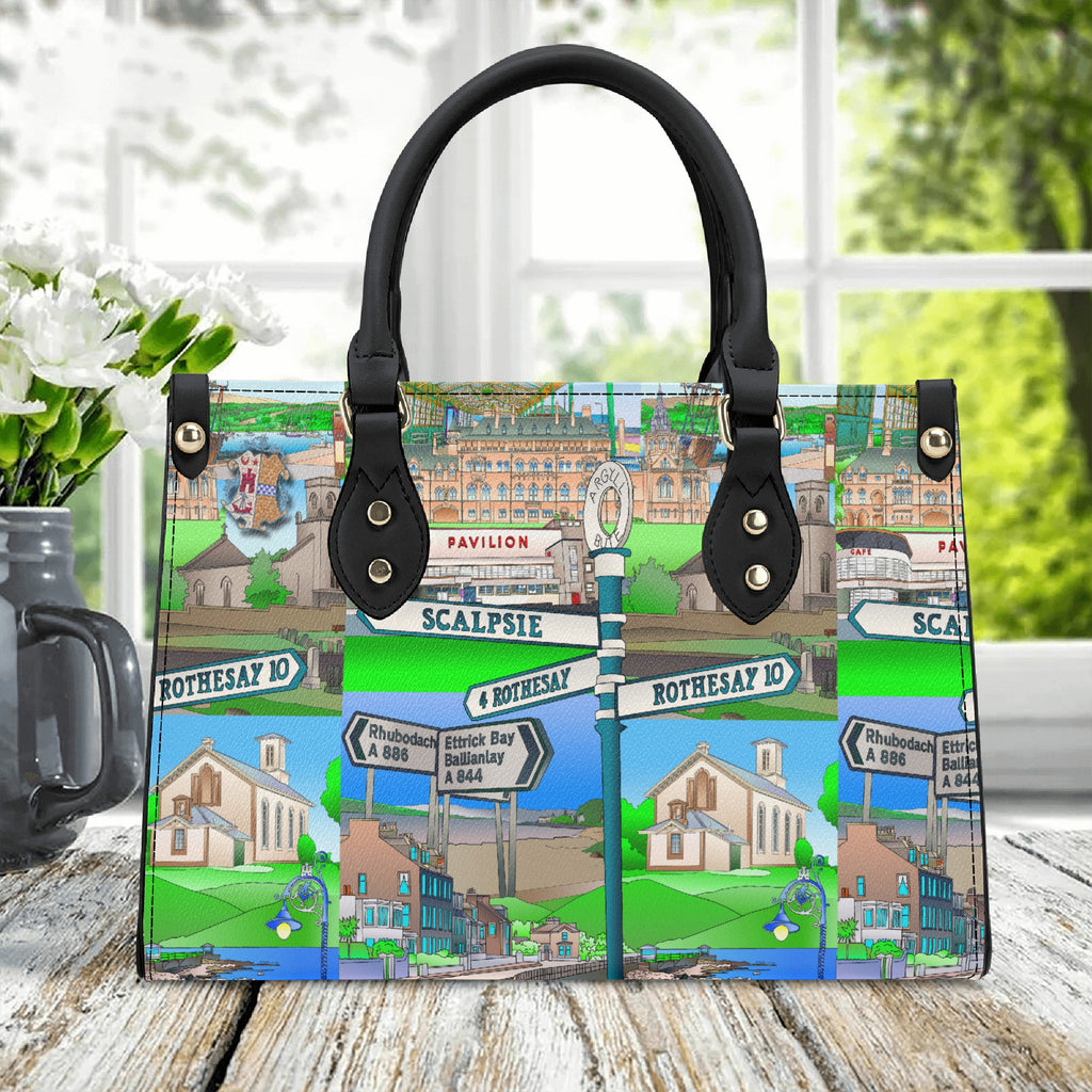 Isle of Bute Designer Handbag - Free p&p Worldwide - Different Design on each side