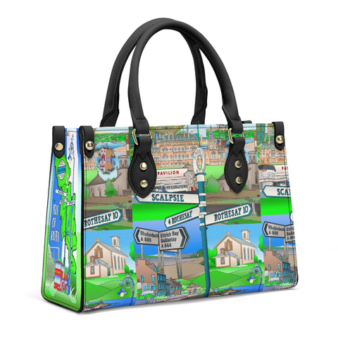 Isle of Bute Designer Handbag - Free p&p Worldwide - Different Design on each side