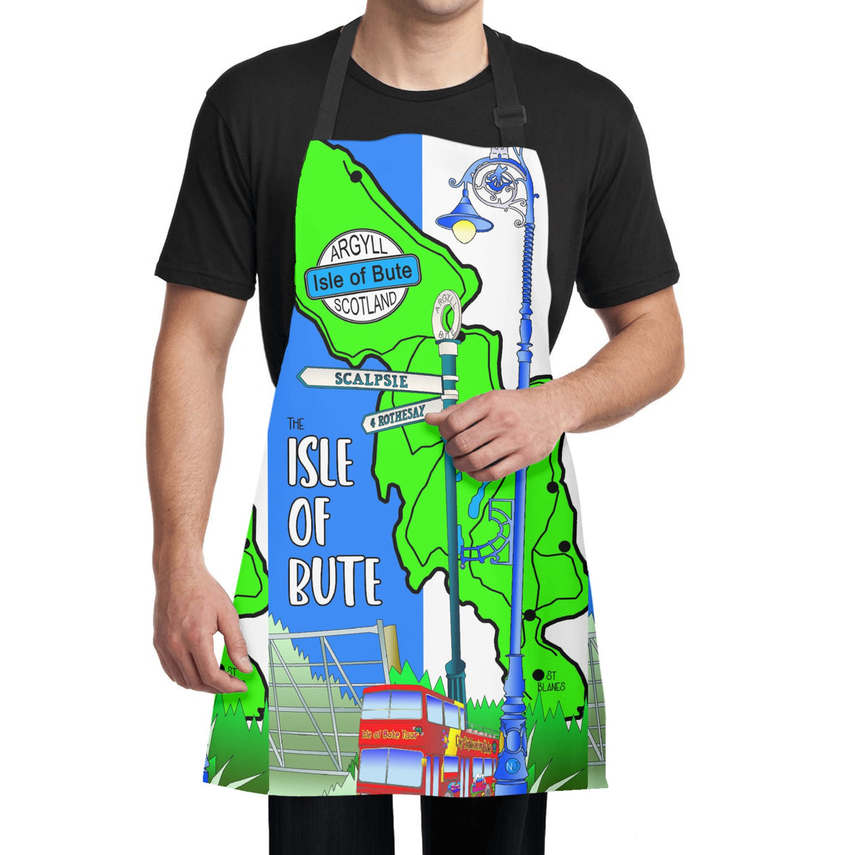 Isle of Bute Apron - Free p&p Worldwide
