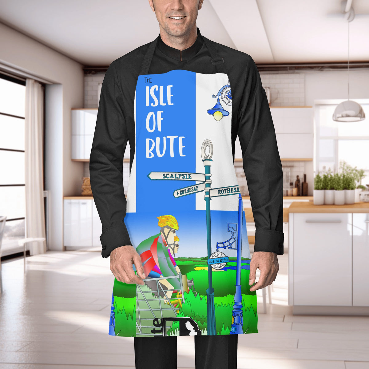 Isle of Bute Apron - Free p&p Worldwide
