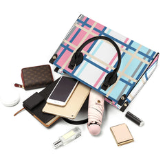 Ettrick Tartan Designer Handbag With Shoulder Strap - Free p&p Worldwide