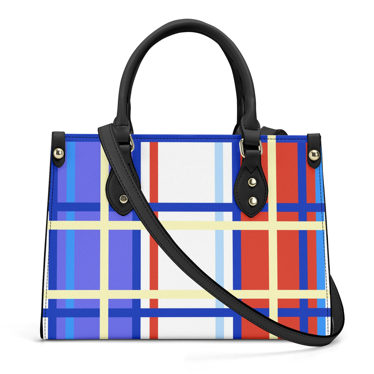 St Ninians Tartan  Designer Handbag With Shoulder Strap - Free p&p Worldwide