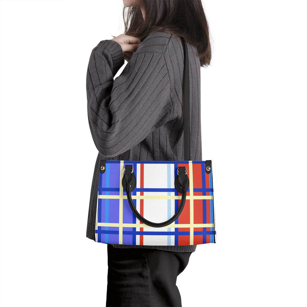 St Ninians Tartan  Designer Handbag With Shoulder Strap - Free p&p Worldwide