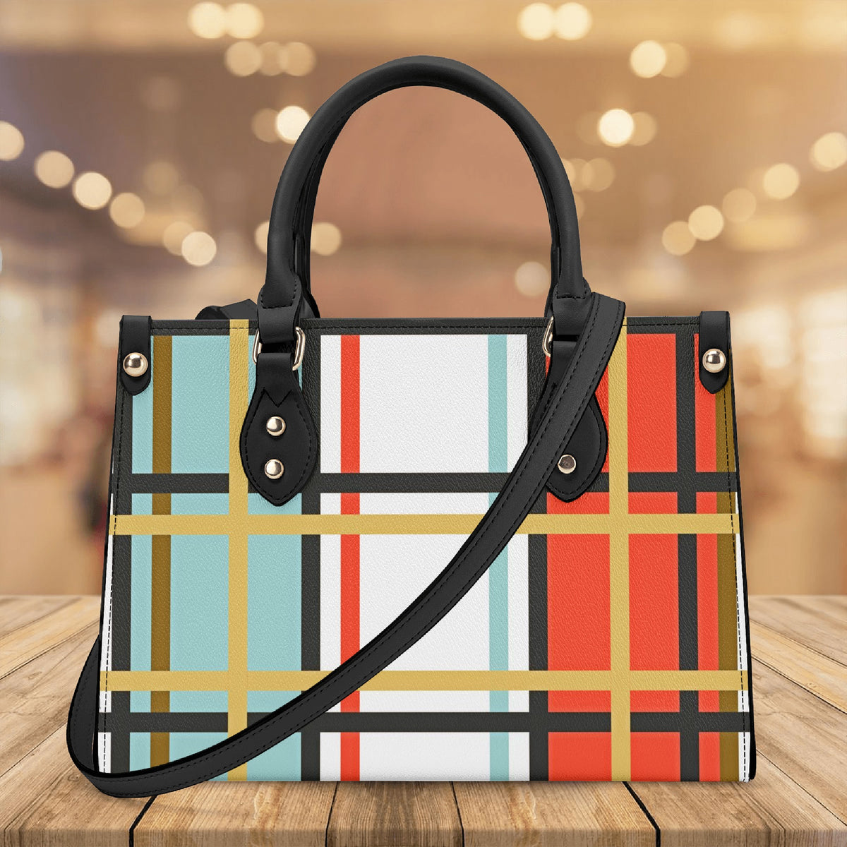 Stravanan Tartan  Designer Handbag With Shoulder Strap - Free p&p Worldwide