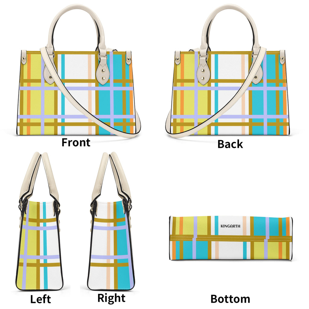 Kingarth Tartan Designer Handbag With Shoulder Strap - Free p&p Worldwide