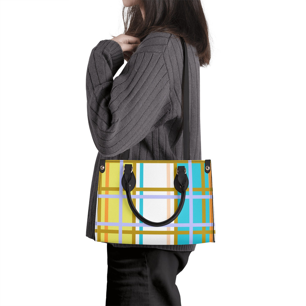 Kingarth Tartan Designer Handbag With Shoulder Strap - Free p&p Worldwide
