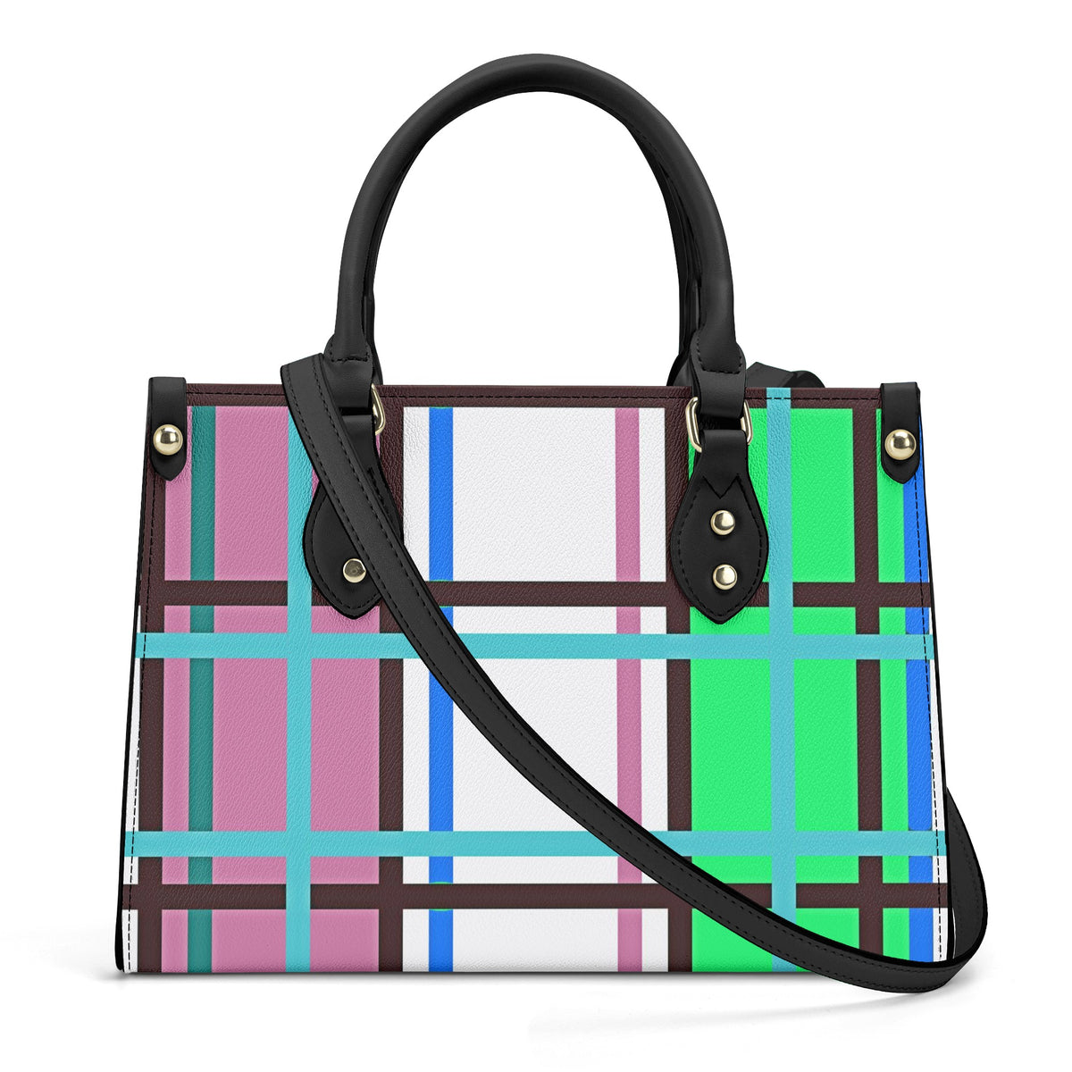 Scalpsie Tartan Designer Handbag With Shoulder Strap - Free p&p Worldwide