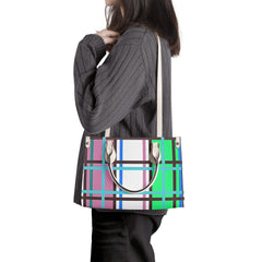 Scalpsie Tartan Designer Handbag With Shoulder Strap - Free p&p Worldwide
